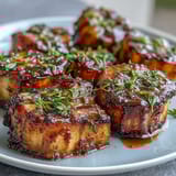 Tender carrots and parsnips roasted to caramelized perfection, glazed with honey and fresh thyme for a cozy meal.  