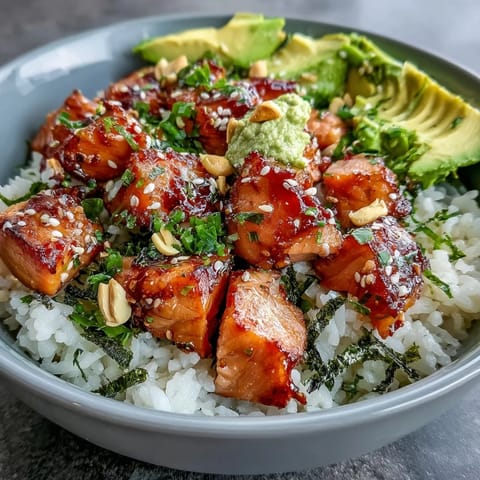 Avocado Salmon Bowl