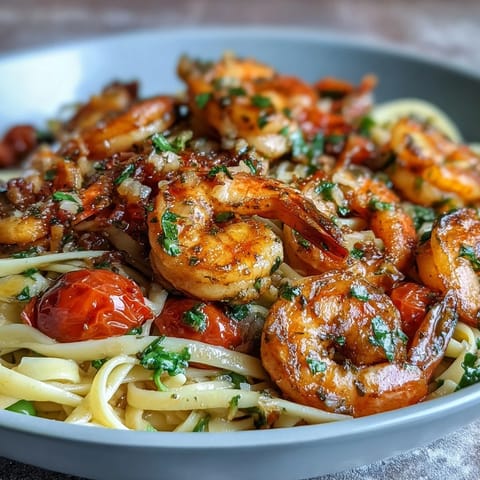 Garlic Shrimp Angel Hair