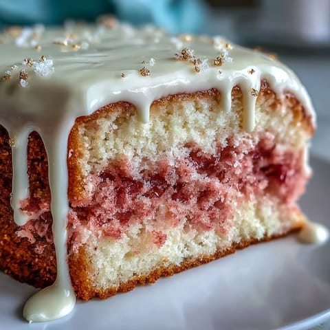 Stunning pink Rosé Velvet Cake with shimmering gold drip and cream cheese frosting.