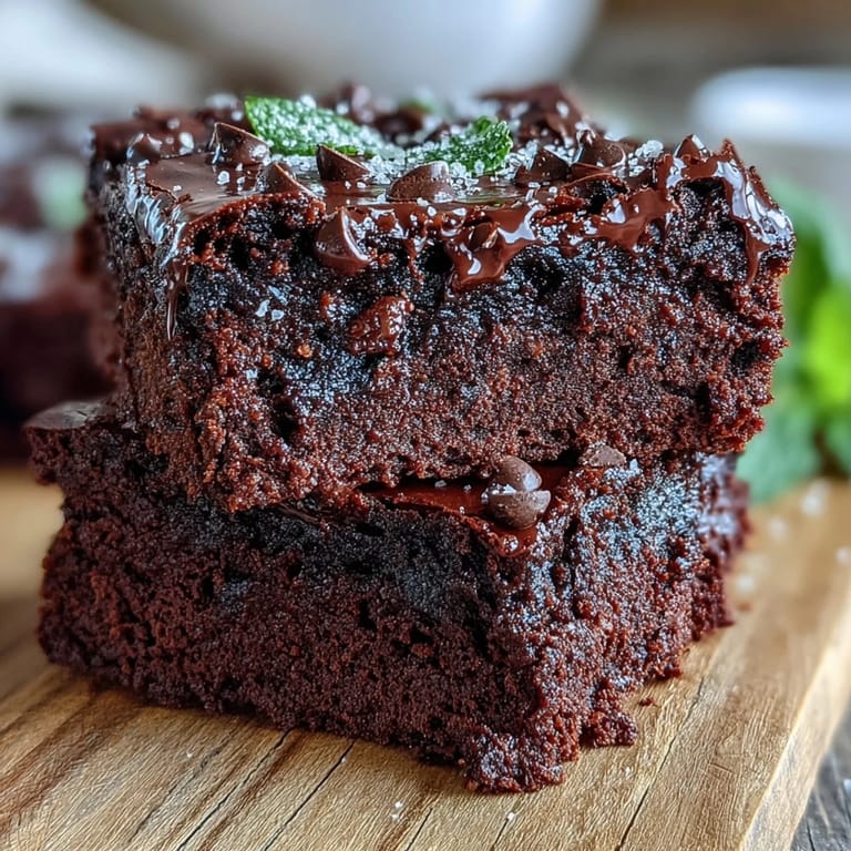 Delightful green-tinted brownie bites packed with mini chocolate chips and a refreshing hint of mint.