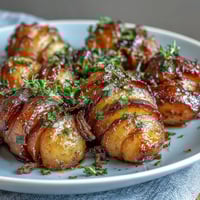 Honey Roasted Carrots and Parsnips glisten with a golden honey glaze, offering a sweet and savory side dish.  